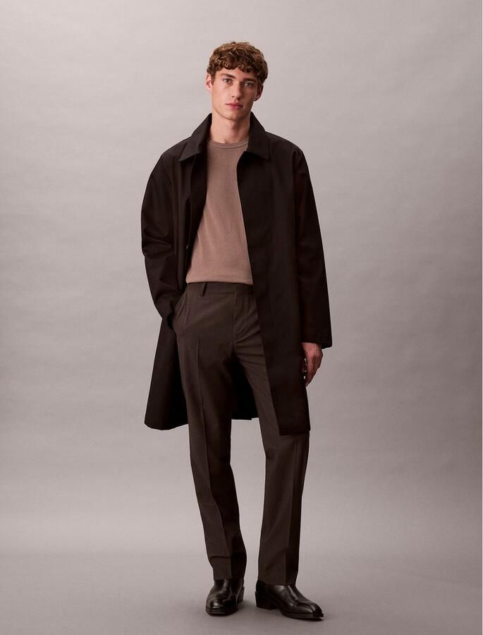 Calvin Klein Gebreide trui LS 100% MERINO CREW 14GG Met ronde hals regular fit - Foto 4