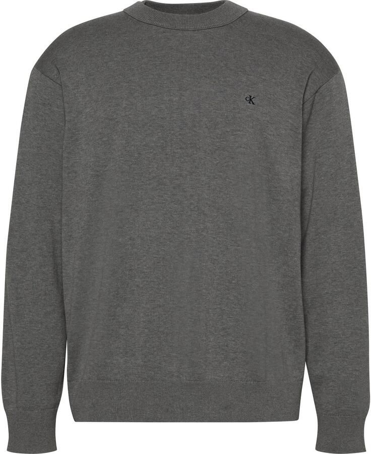 Calvin Klein Gebreide trui LS EZ COTTON CREWNK SWEATER 12GG - Foto 5