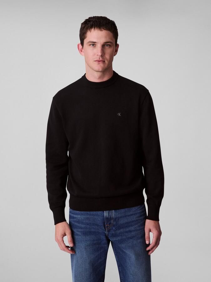 Calvin Klein Gebreide trui LS EZ COTTON CREWNK SWEATER 12GG - Foto 7