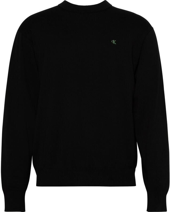 Calvin Klein Gebreide trui LS EZ COTTON CREWNK SWEATER 12GG - Foto 4