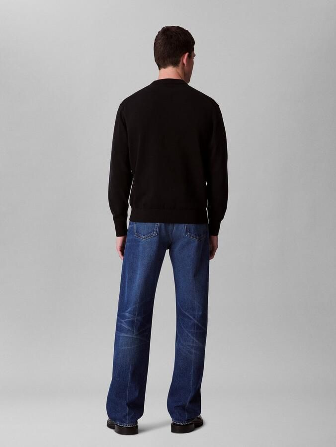 Calvin Klein Gebreide trui LS EZ COTTON CREWNK SWEATER 12GG - Foto 6