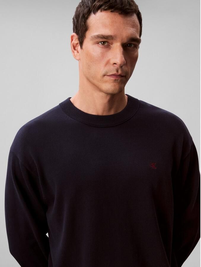 Calvin Klein Gebreide trui LS EZ COTTON CREWNK SWEATER 12GG