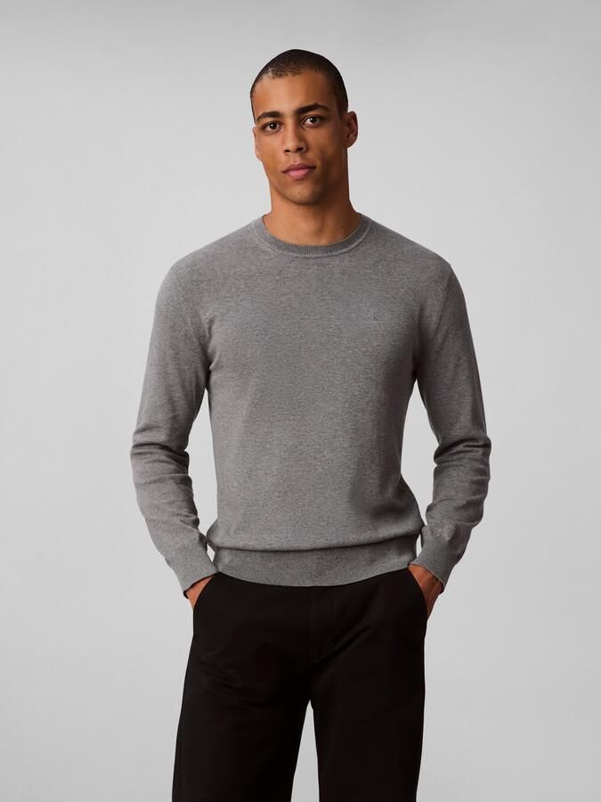Calvin Klein Gebreide trui LS SUPIMA COTTON CREW 14GG - Foto 5