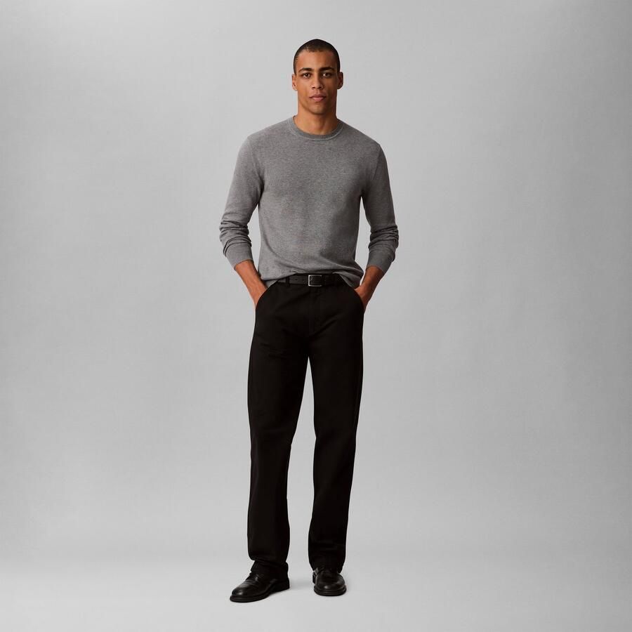 Calvin Klein Gebreide trui LS SUPIMA COTTON CREW 14GG - Foto 2