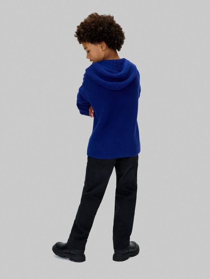 Calvin Klein Gebreide trui RIB KNIT HOODIE voor kinderen tot 16 jaar met capuchon - Foto 5