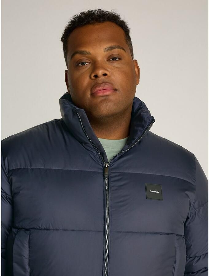 Calvin Klein Gewatteerde jas BT_QUILT PUFFER MW in grote maten met logopatch