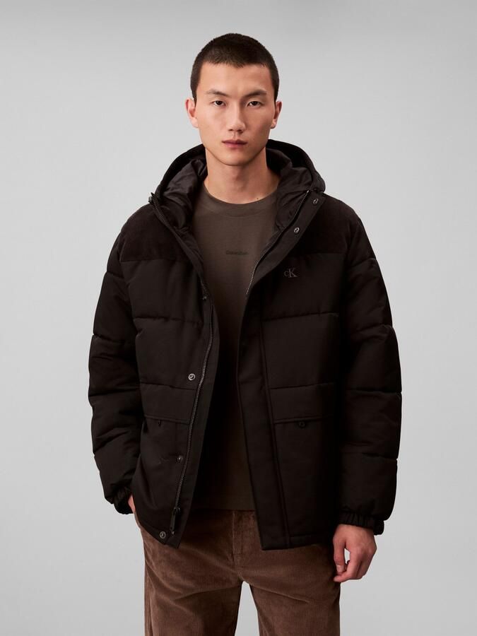 Calvin Klein Jeans Gewatteerd jack met blinde ritssluiting en labelstitching - Foto 5