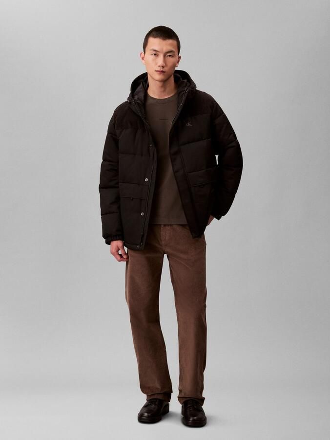 Calvin Klein Jeans Gewatteerd jack met blinde ritssluiting en labelstitching - Foto 4