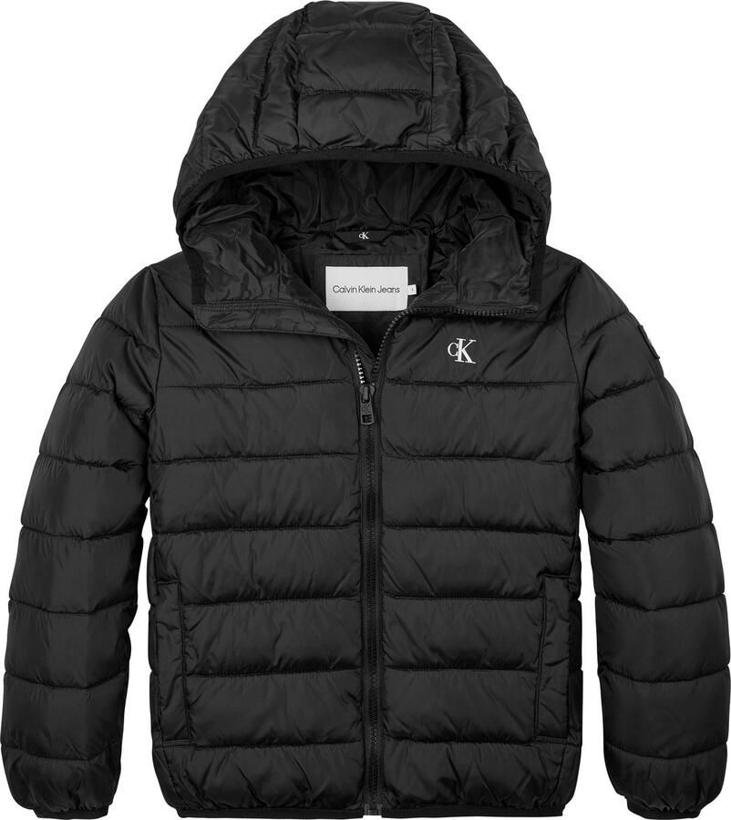 Calvin Klein Gewatteerde jas INST. LOGO LIGHT PADDED JACKET