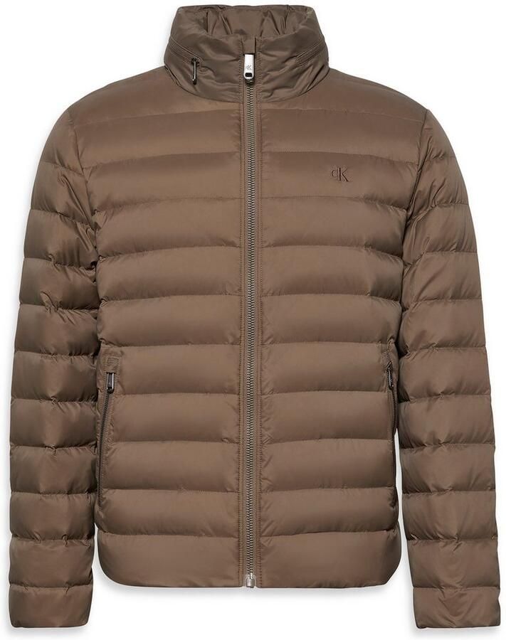 Calvin Klein Gewatteerde jas Regular fit met capuchon in de kraag