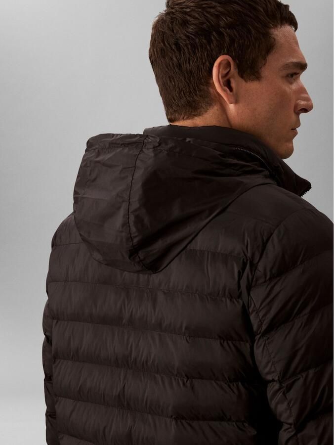 Calvin Klein Gewatteerde jas Regular fit met capuchon in de kraag - Foto 3