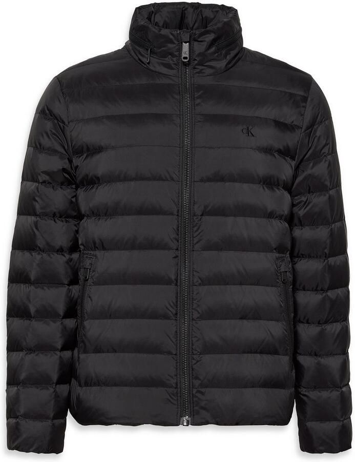 Calvin Klein Gewatteerde jas Regular fit met capuchon in de kraag