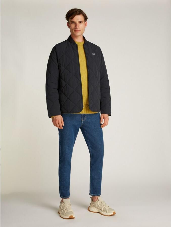 Calvin Klein Gewatteerde jas QUILTED JACKET Logopatch staande kraag - Foto 3