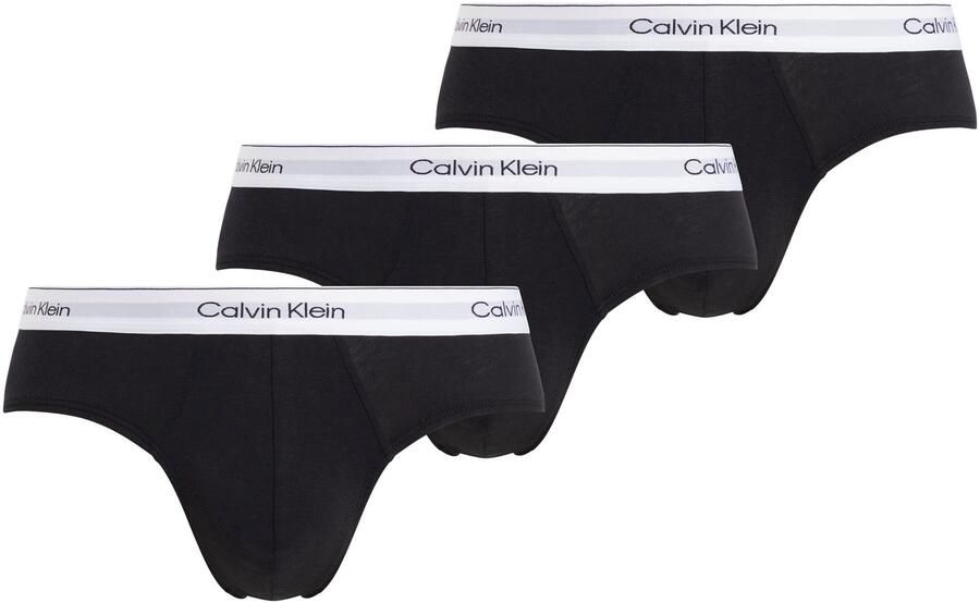 Calvin Klein Hipster HIP BRIEF 3PK met logo-elastische tailleband (3 stuks) (set 3 stuks) - Foto 3