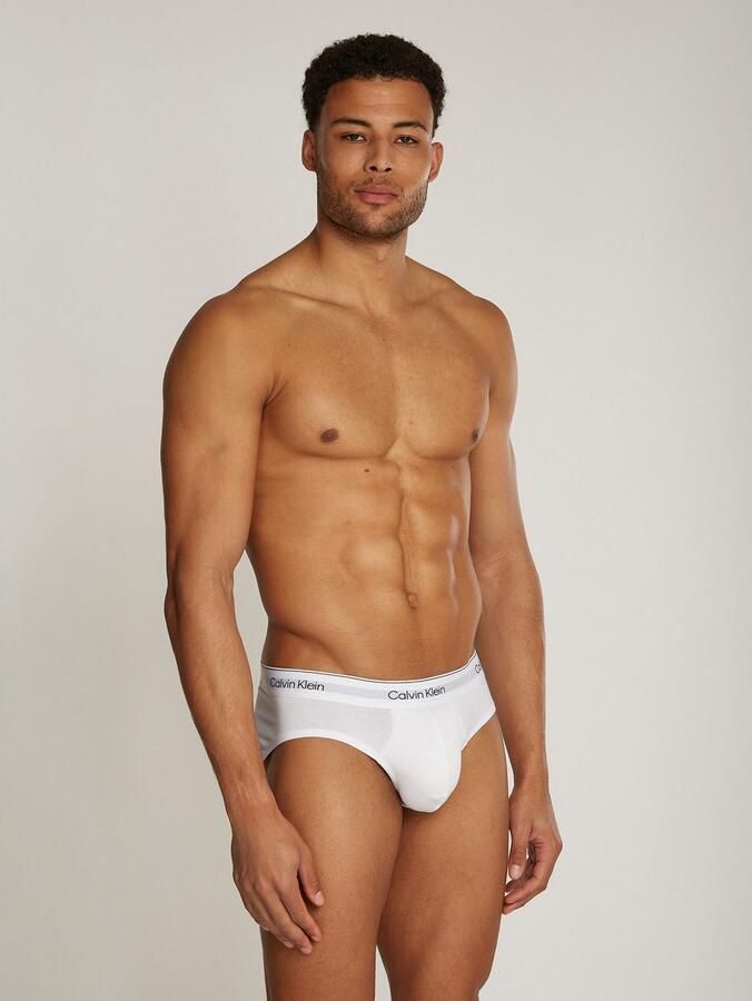 Calvin Klein Hipster HIP BRIEF 3PK met logo-elastische tailleband (3 stuks) (set 3 stuks) - Foto 7