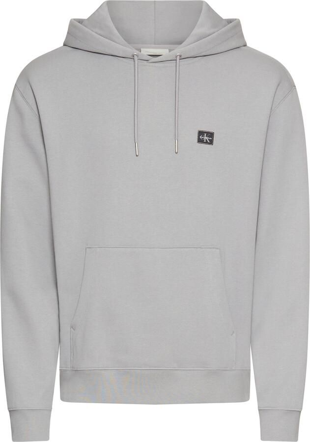CALVIN KLEIN Heren Truien & Vesten Ls Eu Badge 350 Terry Hoodie Grijs - Foto 5