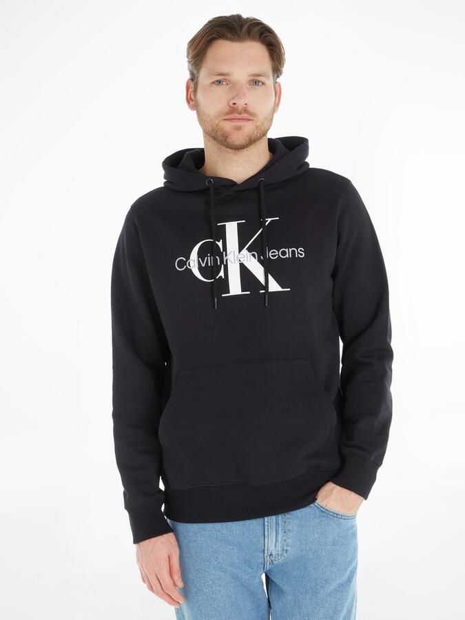 Calvin Klein Biologisch katoenen hoodie Milieuvriendelijk Lange mouwen Black Heren - Foto 8