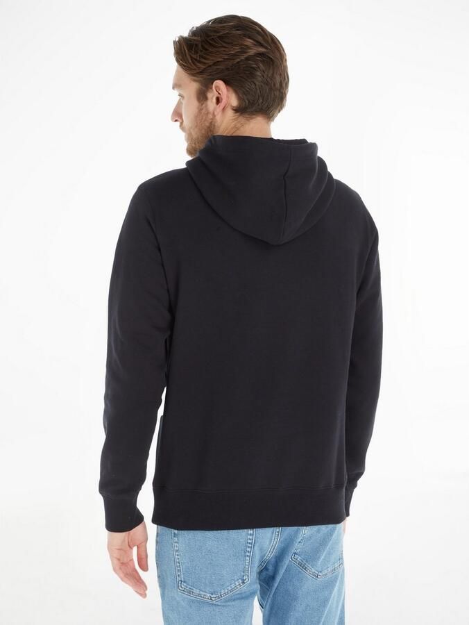 Calvin Klein Biologisch katoenen hoodie Milieuvriendelijk Lange mouwen Black Heren - Foto 4