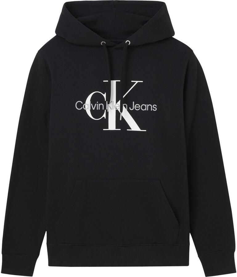 Calvin Klein Biologisch katoenen hoodie Milieuvriendelijk Lange mouwen Black Heren - Foto 2