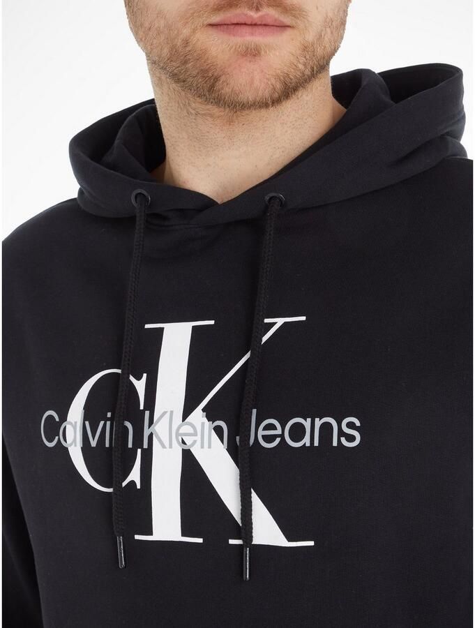 Calvin Klein Biologisch katoenen hoodie Milieuvriendelijk Lange mouwen Black Heren - Foto 3