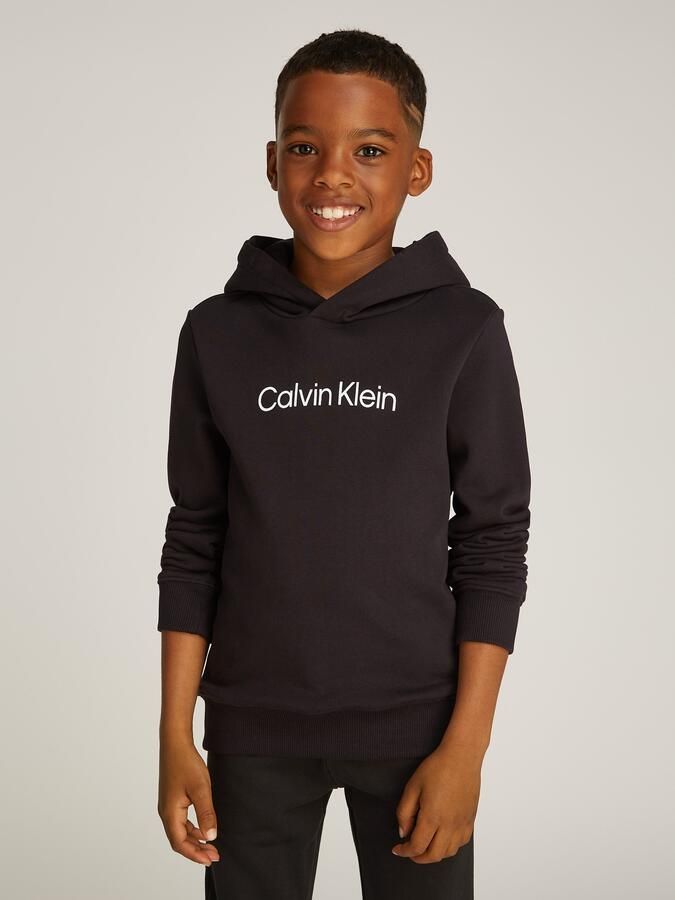 Calvin Klein Hoodie INST. LOGO REG. TERRY HOODIE voor kinderen tot 16 jaar en met logo-opdruk - Foto 16