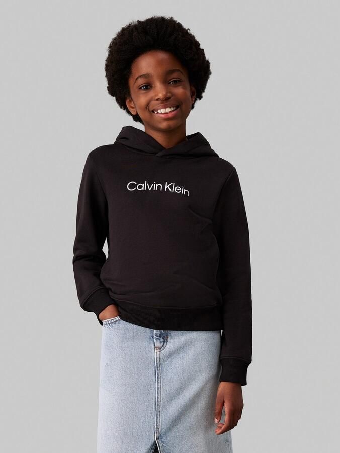 Calvin Klein Hoodie INST. LOGO REG. TERRY HOODIE voor kinderen tot 16 jaar en met logo-opdruk - Foto 5