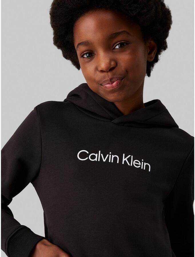 Calvin Klein Hoodie INST. LOGO REG. TERRY HOODIE voor kinderen tot 16 jaar en met logo-opdruk - Foto 2
