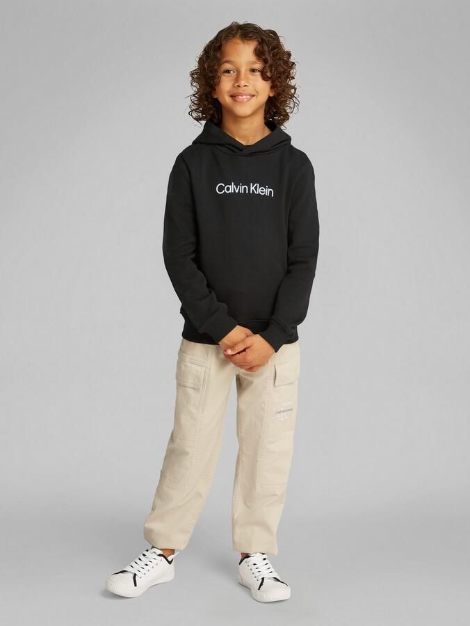 Calvin Klein Hoodie INST. LOGO REG. TERRY HOODIE voor kinderen tot 16 jaar en met logo-opdruk - Foto 11