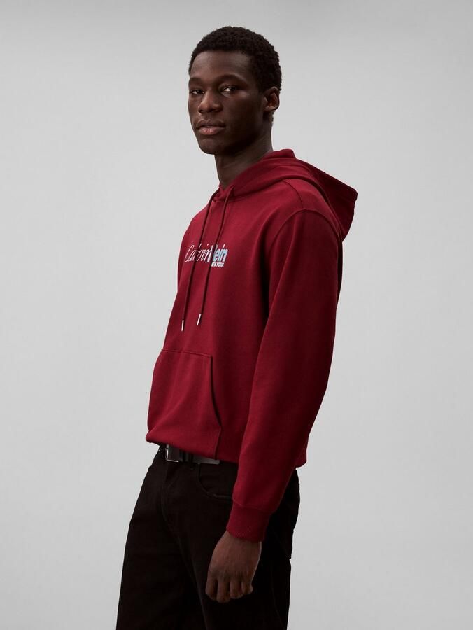 Calvin Klein Hoodie LS EU 350TERRY CURSIVE GRAPHIC H - Foto 3