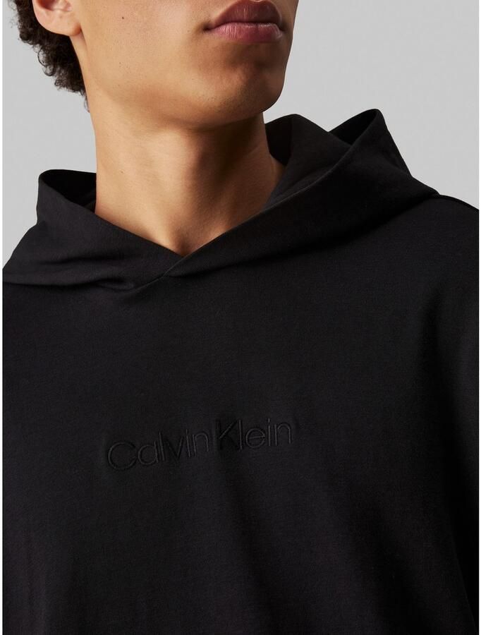 Calvin Klein Hoodie L S HOODIE met logoborduursel