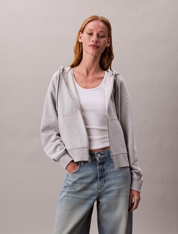 Calvin Klein Hoodie Met ronde hals regular fit - Foto 7