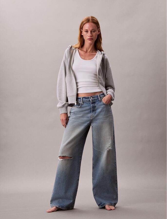 Calvin Klein Hoodie Met ronde hals regular fit - Foto 4