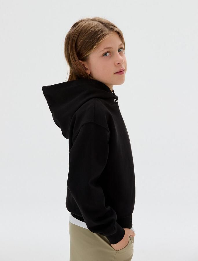 Calvin Klein Hoodie NECK EMBRO LOGO TERRY HOODIE voor kinderen tot 16 jaar logo-opschrift - Foto 3