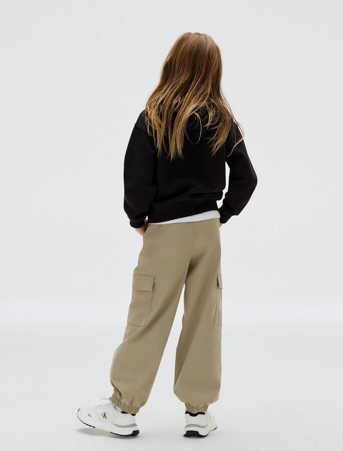 Calvin Klein Hoodie NECK EMBRO LOGO TERRY HOODIE voor kinderen tot 16 jaar logo-opschrift - Foto 5