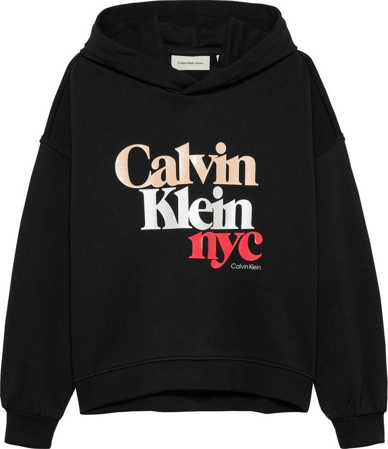 Calvin Klein Hoodie PEARL SIGNATURE TERRY HOODIE voor kinderen tot 16 jaar met grote print - Foto 4