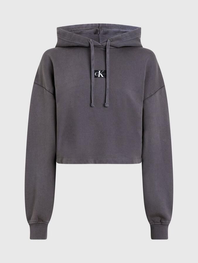 Calvin Klein Hoodie WASHED WOVEN LABEL HOODIE - Foto 3