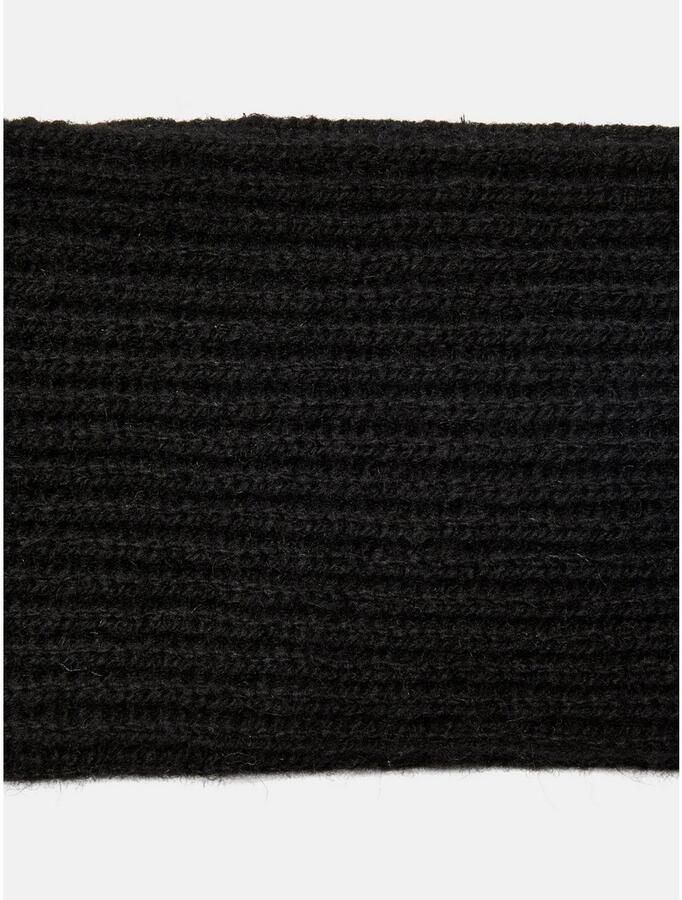 CK Calvin Klein Hoofdband van lamswolmix met labelapplicatie