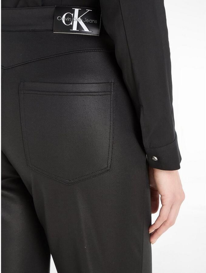 Calvin Klein Imitatieleren broek COATED MILANO HR STRAIGHT - Foto 2