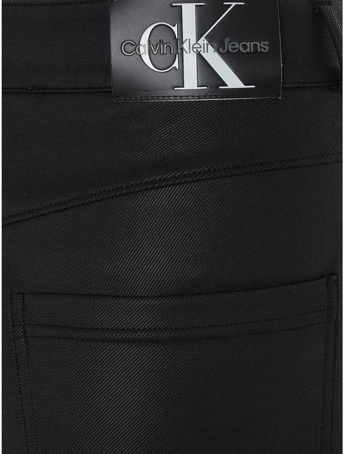 Calvin Klein Imitatieleren broek COATED MILANO HR STRAIGHT