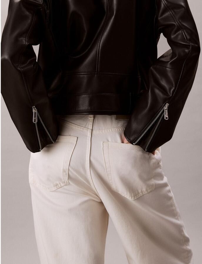 Calvin Klein Imitatieleren jack FAUX LEATHER MOTO JACKET W BELT - Foto 4