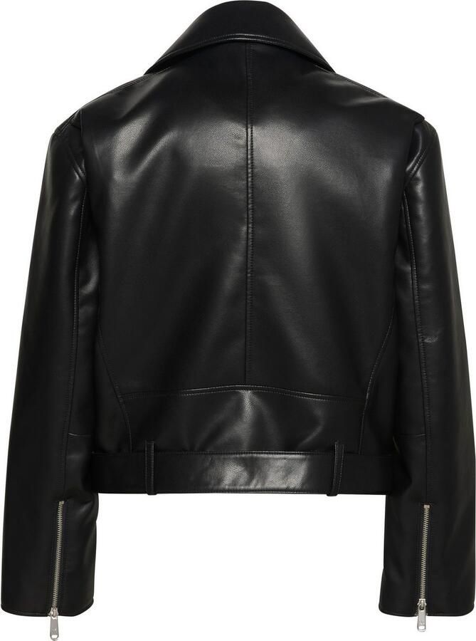 Calvin Klein Imitatieleren jack FAUX LEATHER MOTO JACKET W BELT - Foto 7
