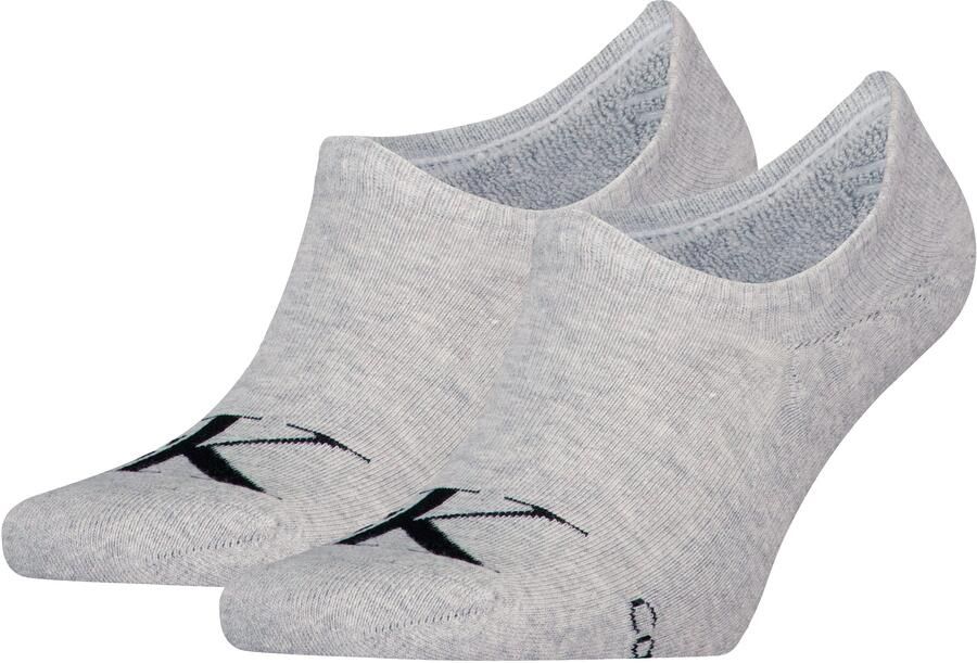 Calvin Klein Jeans Enkelsokken CKJ MEN FOOTIE HIGH CUT 2P MONOGRAM (2 paar 2 paar) - Foto 3