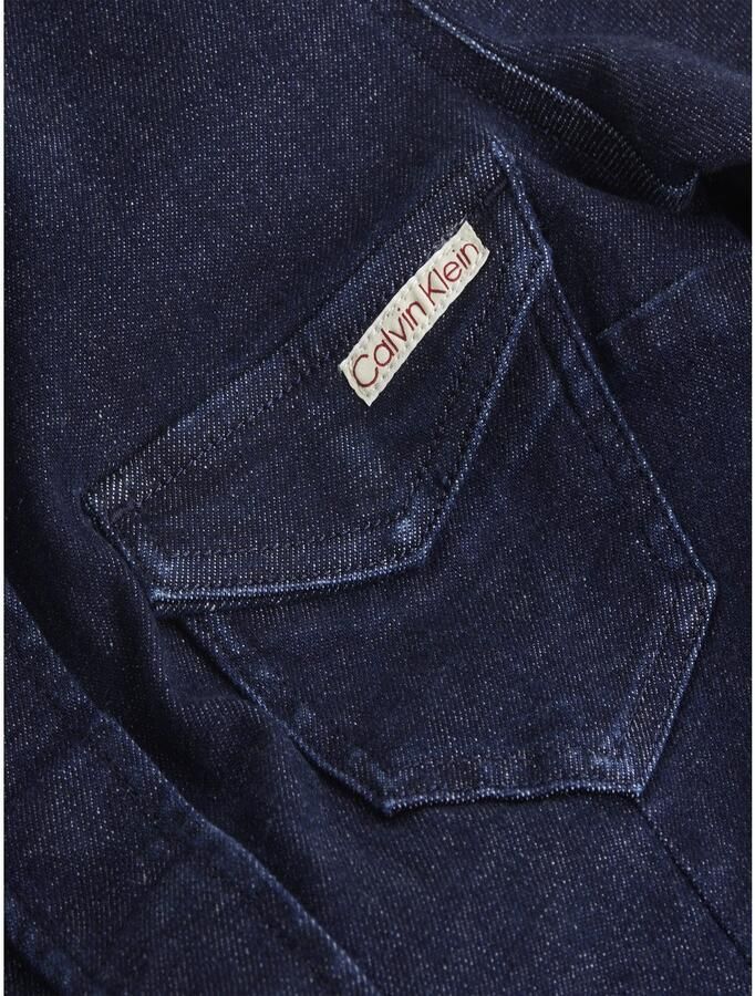 Calvin Klein Jeans jurk DARTED LEAN SHIRT DENIM DRESS