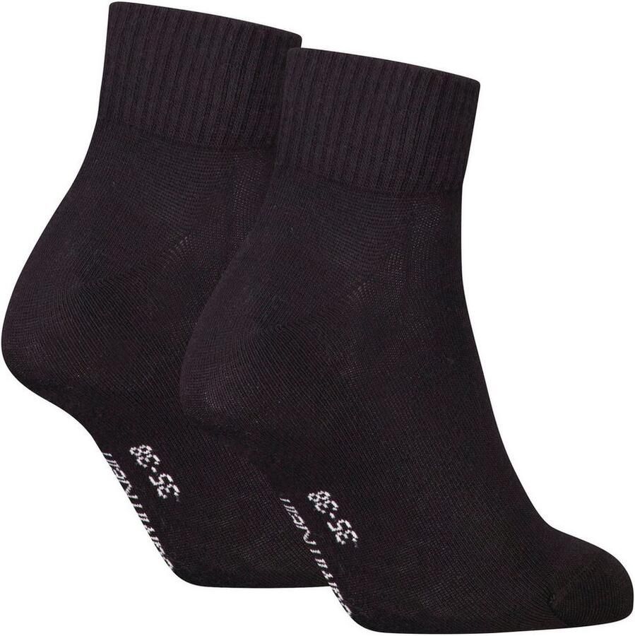 Calvin Klein Jeans Korte sokken CKJ WOMEN QUARTER 2P MONOGRAM (2 paar 2 paar)