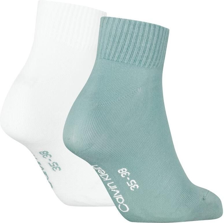 Calvin Klein Jeans Korte sokken CKJ WO QUARTER 2P MONOGRAM (2 paar 2 paar) - Foto 2