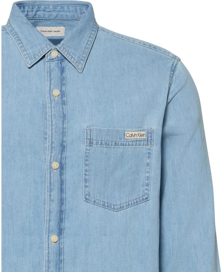 Calvin Klein Jeans overhemd CASUAL CLASSIC Met een ronde hals