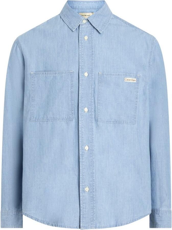 Calvin Klein Jeans Regular fit jeansoverhemd met opgestikte borstzakken - Foto 4