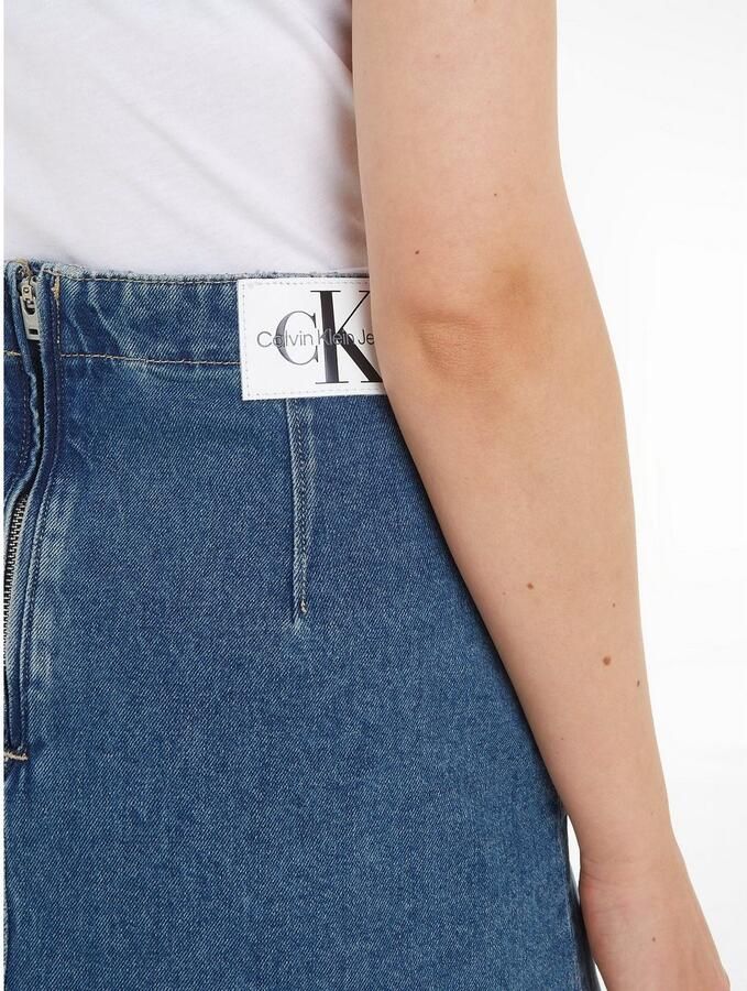 Calvin Klein Jeans Jeansrok met labeldetail - Foto 3