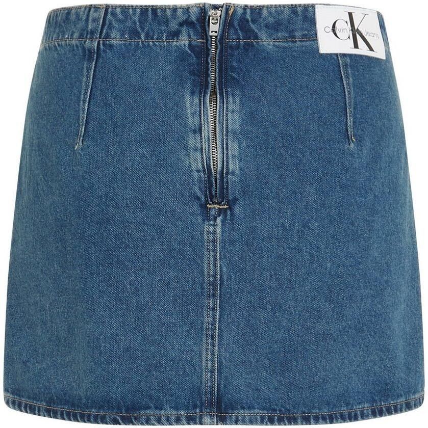 Calvin Klein Jeans Jeansrok met labeldetail
