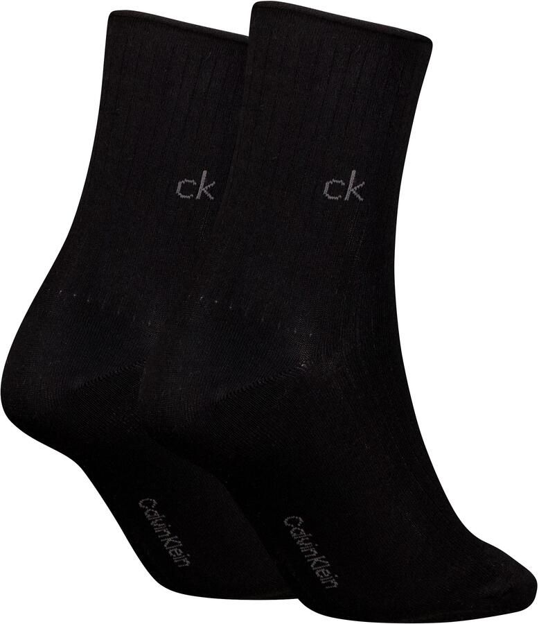 Calvin Klein Jeans Sokken CK WOMEN SHORT SOCK 2P ROLL TOP (2 paar) - Foto 2